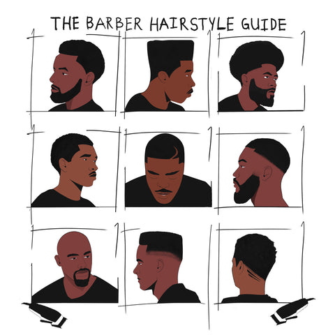 Barber Guide The Barber Hairstyle Guide – Limited Edish